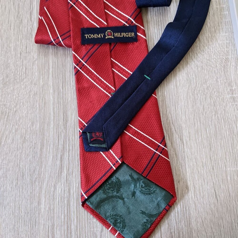 Tommy Hilfiger 4" Necktie - Red/White/Blue